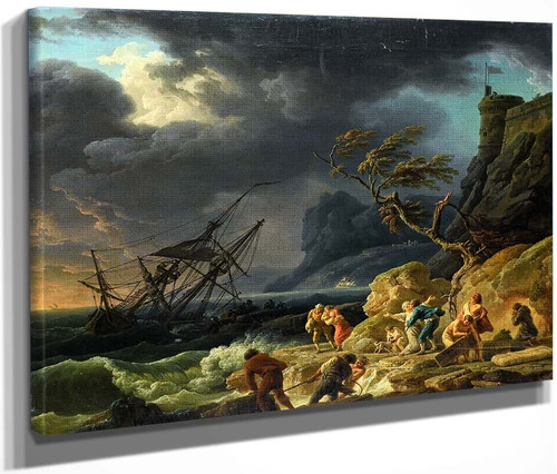 The Shipwreck1 By Claude Joseph Vernet Print or Painting