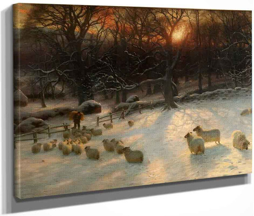 The Shortening Winter's Day Is Near A Close By Joseph Farquharson The Shortening Winter's Day Is Near A Close By Joseph Farquharson