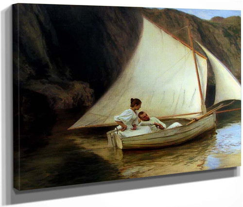 The Small Boat By Emile Friant