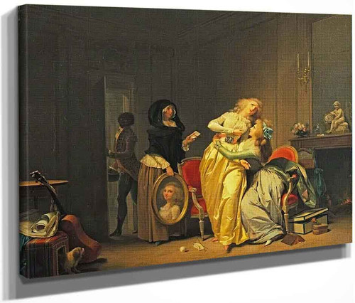 The Sorrows Of Love By Louis Leopold Boilly By Louis Leopold Boilly