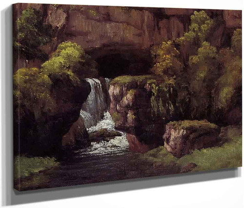 The Source Of The Lison By Gustave Courbet By Gustave Courbet
