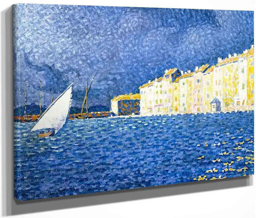 The Storm, Saint Tropez By Paul Signac