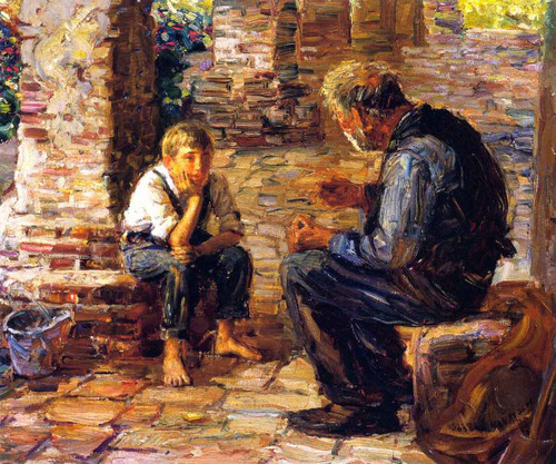 The Story Teller By Joseph Kleitsch By Joseph Kleitsch