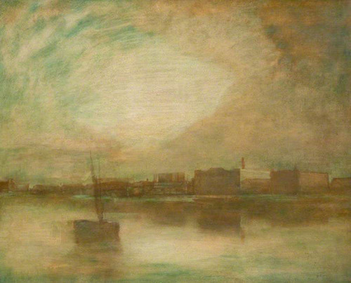 The Thames From The Artist's House By Ambrose Mcevoy