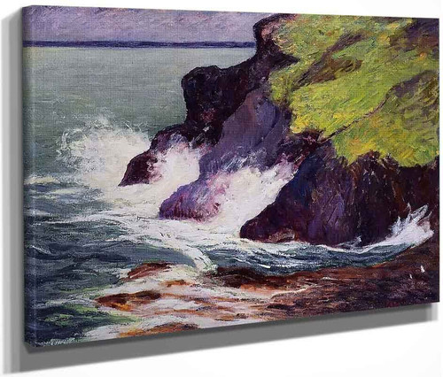 The Three Cliffs By Maxime Maufra By Maxime Maufra