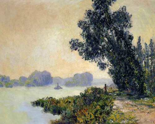The Towpath At Granval By Claude Oscar Monet