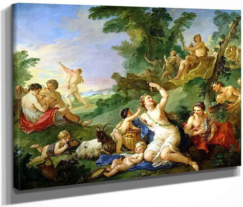 The Triumph Of Bacchus By Charles Joseph Natoire By Charles Joseph Natoire