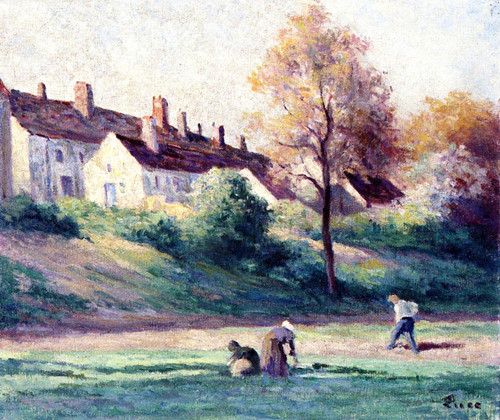 The Village Of Saint Ay By Maximilien Luce By Maximilien Luce