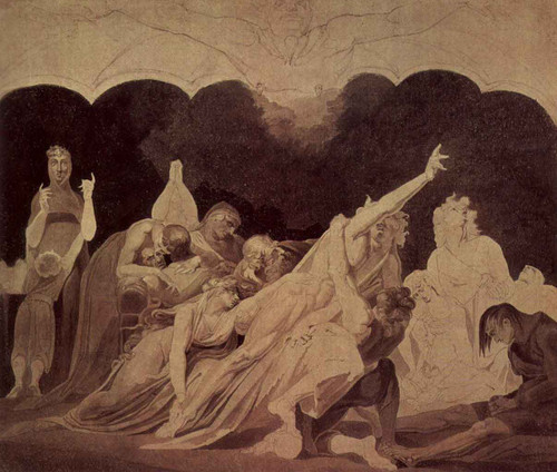 The Vision In The Asylum By Henry Fuseli  By Henry Fuseli