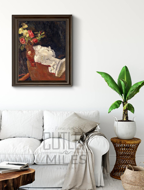 Bouquet Of Flowers With A Plaster Statue By Chaim Soutine Bouquet Of Flowers With A Plaster Statue By Chaim Soutine