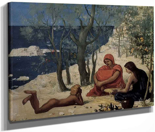 The White Rocks By Pierre Puvis De Chavannes