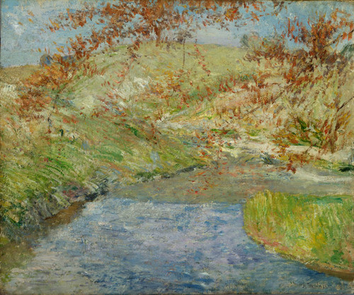 The Winding Brook By John Twachtman