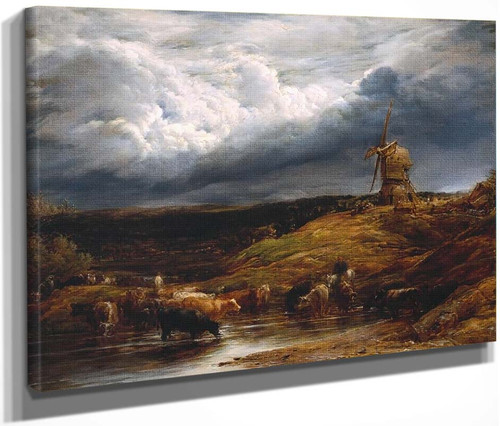 The Windmill By John Linnell By John Linnell
