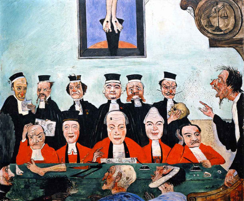 The Wise Judges By James Ensor By James Ensor