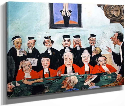 The Wise Judges By James Ensor By James Ensor