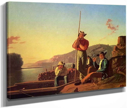 The Wood Boat By George Caleb Bingham By George Caleb Bingham