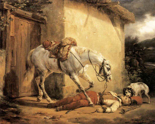 The Wounded Trumpeter By Horace Vernet