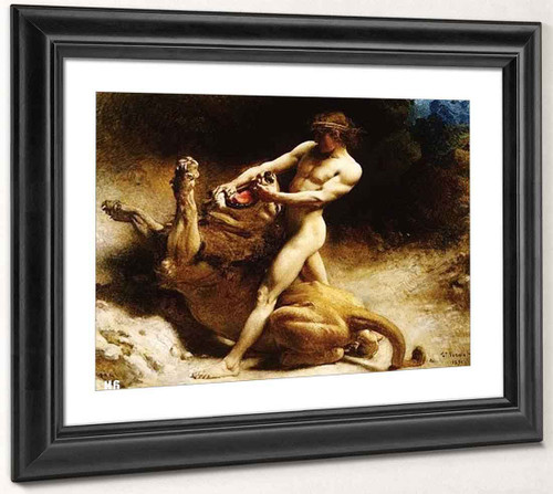 The Youth Samson By Leon Joseph Florentin Bonnat Print or Painting