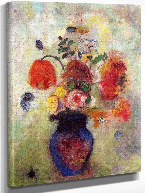 Bouquet Of Flowers7 By Odilon Redon