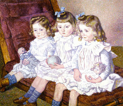 Three Daughters Of Thomas Braun By Jose Maria Velasco