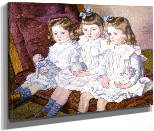 Three Daughters Of Thomas Braun By Jose Maria Velasco