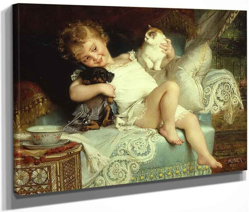 Three Friends By Emile Munier