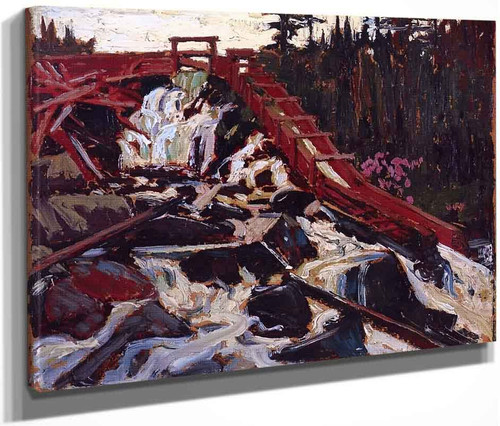 Timber Chute By Tom Thomson(Canadian, 1877 1917)