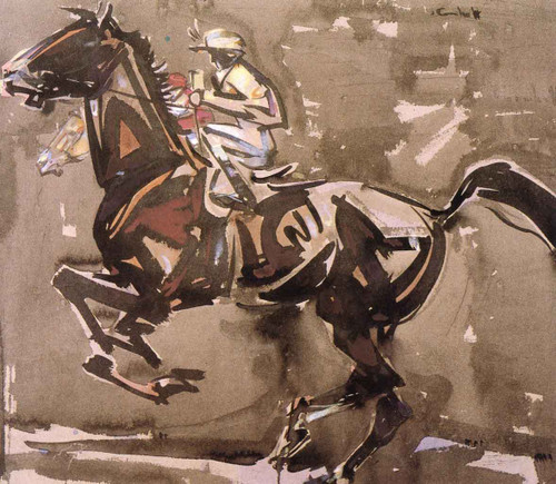 Tod Sloan The American Jockey By Joseph Crawhall Tod Sloan The American Jockey By Joseph Crawhall