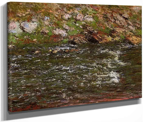 Torrent Of The Petite Creuse At Freeselines By Claude Oscar Monet