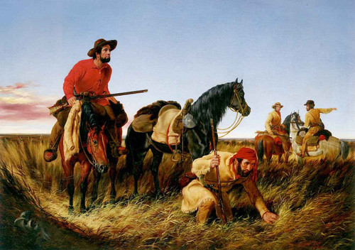 Trappers At Fault Looking For The Trail By Arthur Fitzwilliam Tait