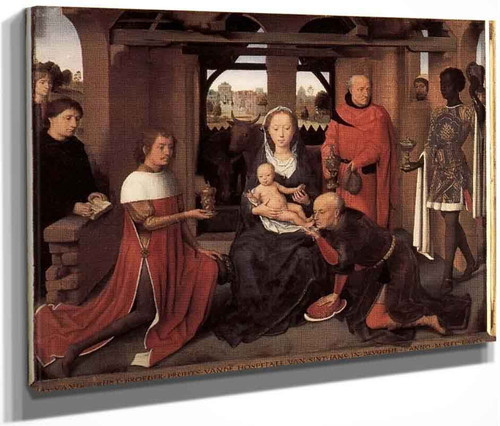 Triptych Of Jan Floreins [Central Panel] By Hans Memling