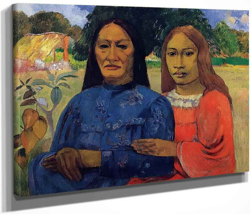 Two Women (Also Known As Mother And Daughter) By Paul Gauguin (French, 1848 1903) By Paul Gauguin(French, 1848 1903)