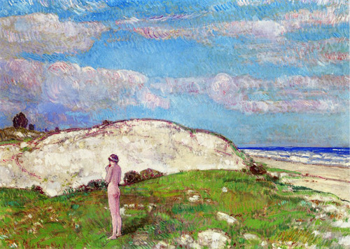 Uncle Benny's Dune By Frederick Childe Hassam  By Frederick Childe Hassam