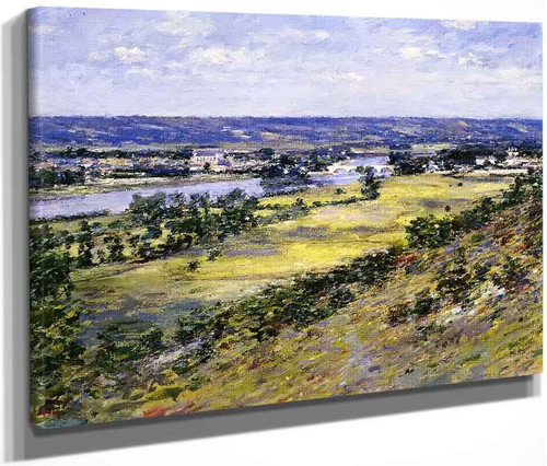 Valley Of The Seine From Giverny Heights By Theodore Robinson