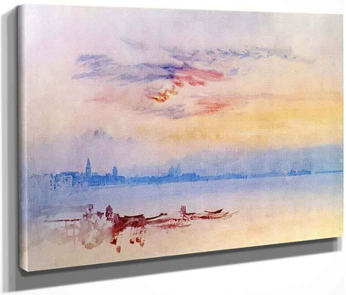 Venice, Looking East From The Guidecca Sunrise By Joseph Mallord William Turner