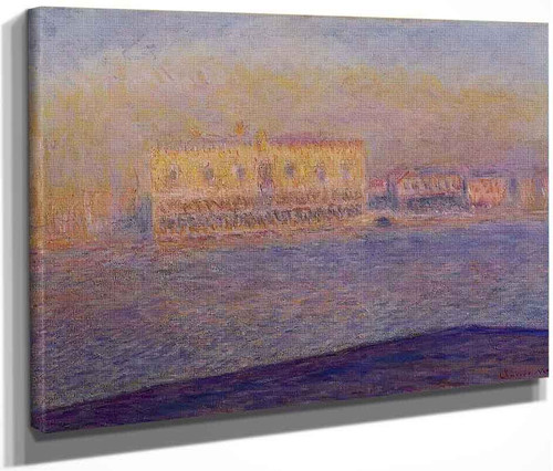 Venice, The Doges' Palace Seen From San Giorgio Maggiore By Claude Oscar Monet