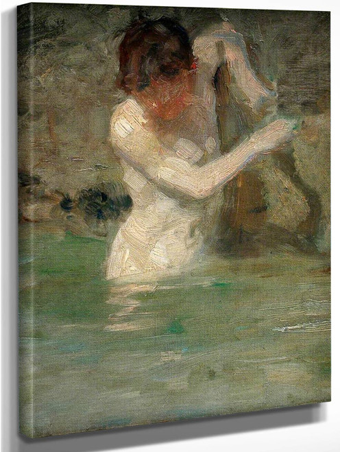 Boy Bathing By Henry Scott Tuke