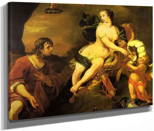 Venus Presenting Aeneas With Armour From Vulcano's Smithy By Ferdinand Bol