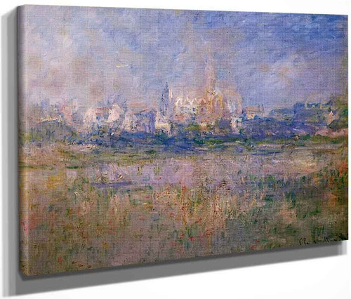 Vetheuil In The Fog By Claude Oscar Monet