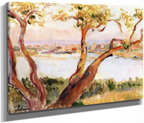 View Of Antibes By Henri Lebasque By Henri Lebasque View Of Antibes By Henri Lebasque By Henri Lebasque