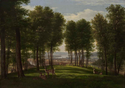 View Of Cincinnati, Ohio By Thomas Worthington Whittredge