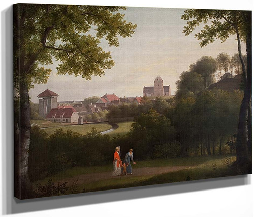 View Towards Lyngby By Christoffer Wilhelm Eckersberg