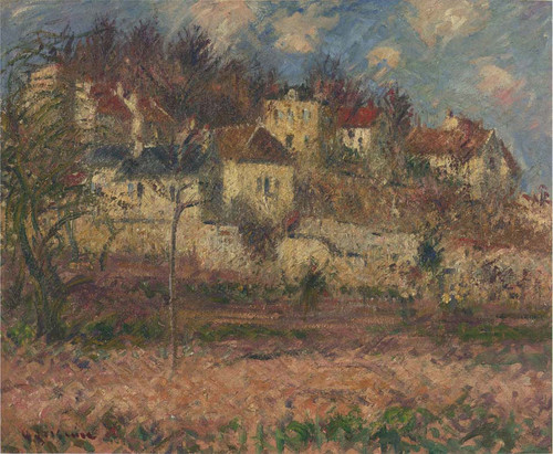 Village On The Hill By Gustave Loiseau By Gustave Loiseau