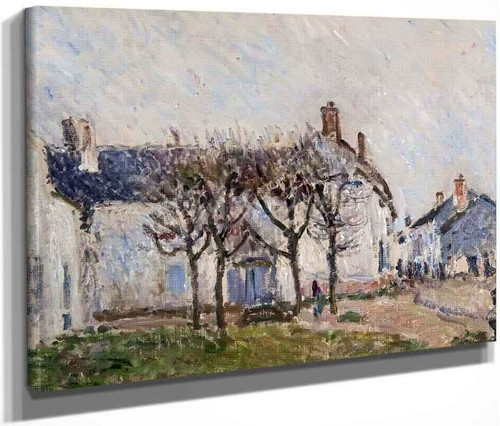 Village Street, Moret Sur Loing By Alfred Sisley