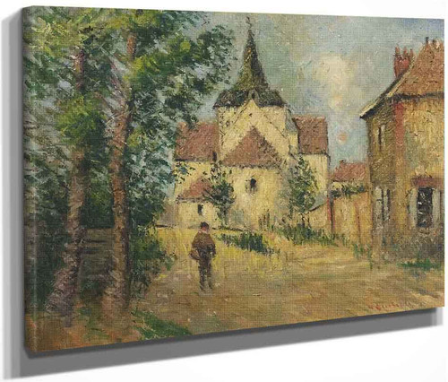 Village Street 1 By Gustave Loiseau By Gustave Loiseau