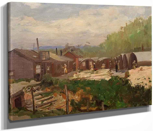 Voluntary Aid Detachment Camp, Rouen By Constantin Alexeevich Korovin By Constantin Alexeevich Korovin