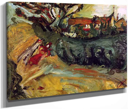 Walk Near The Village By Chaim Soutine