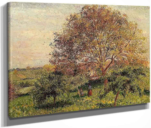 Walnut Tree In Spring By Camille Pissarro By Camille Pissarro