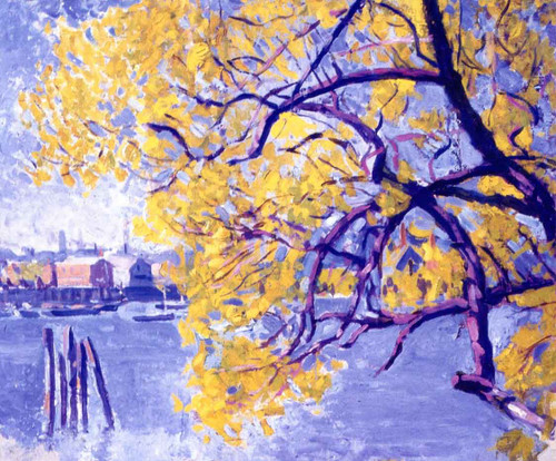 Waterfront, Gloucester By Edwin Ambrose Webster