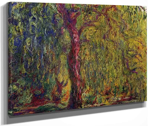 Weeping Willow3 By Claude Oscar Monet